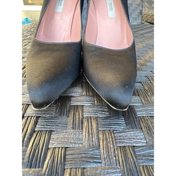 Prada BLACK SATIN PUMP - Picture 11 of 12